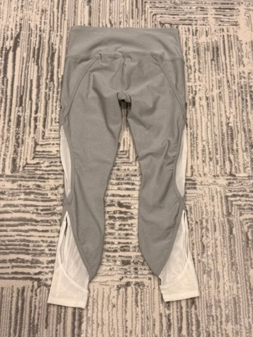NEW RBX women's small gray/white leggings